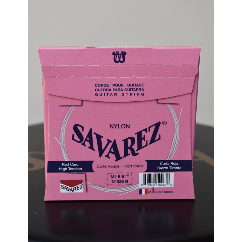 SAVAREZ® 520PI Cuerdas Guitarra Clásica Nylon Dorada Entorchadas Tensión Alta