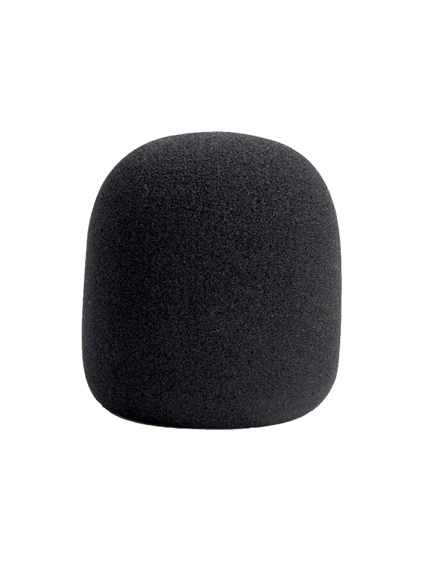 GCR® Antiviento Micrófono Espuma Antipop Negro