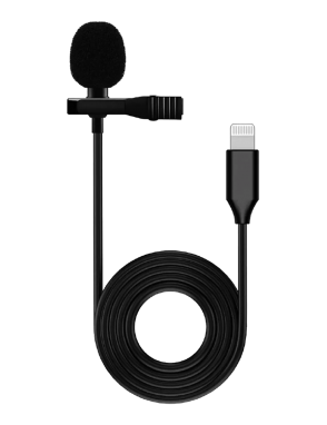 GCR® JH-041 Micrófono Lavalier conector iOS Plug & Play