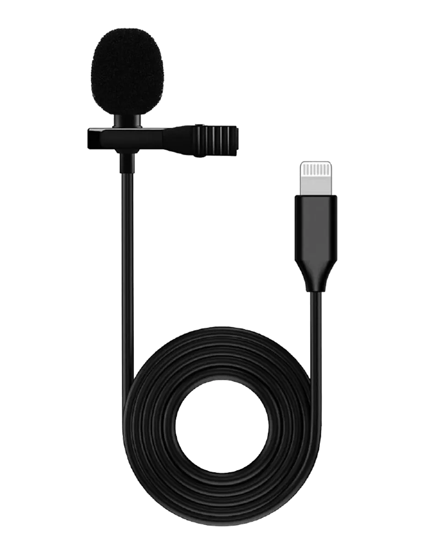 GCR® JH-041 Micrófono Lavalier conector iOS Plug & Play