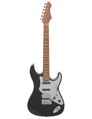 Aria® 714-GTR Guitarra Eléctrica Fullerton Stratocaster® Style | Color: Black