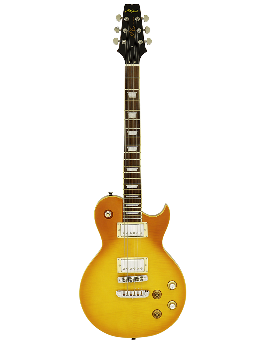 Aria® PE-350PG Guitarra Eléctrica Les Paul® Style Tributo Peter Green/Gary Moore