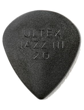 Dunlop® 427 Uñetas Ultex® JAZZ III Calibre: 2.00 mm Negro | Bolsa: 24 Unidades