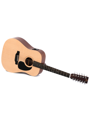 Sigma® DM12E Guitarra Electroacústica Dreadnought 12 Cuerdas | Natural