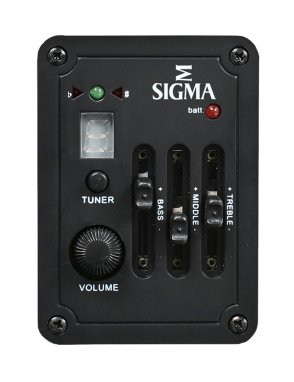 Sigma® DM12E Guitarra Electroacústica Dreadnought 12 Cuerdas | Natural