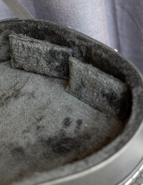 Aria® HC-CG120SA Hard Case Guitarra Semi Hollow | Negro