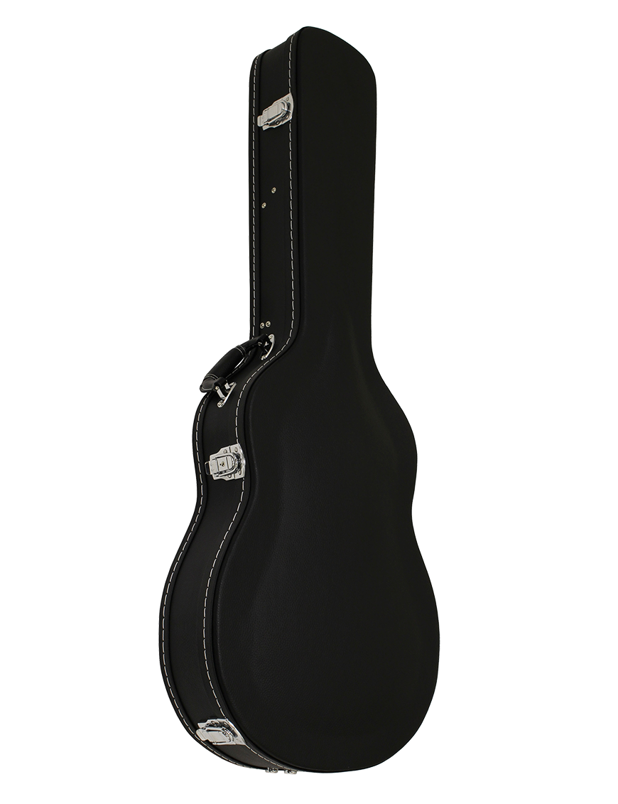 Aria® HC-CG120SA Hard Case Guitarra Semi Hollow | Negro