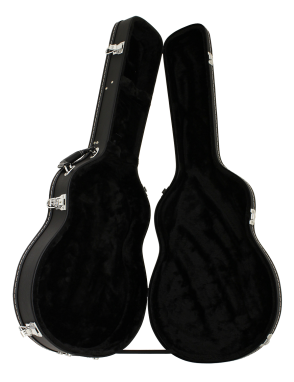 Aria® HC-CG120SA Hard Case Guitarra Semi Hollow | Negro