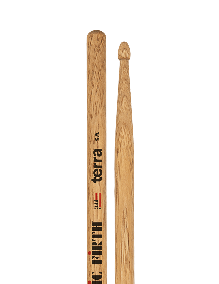 VIC FIRTH® 5AT American Classic® Terra Baquetas Punta Madera