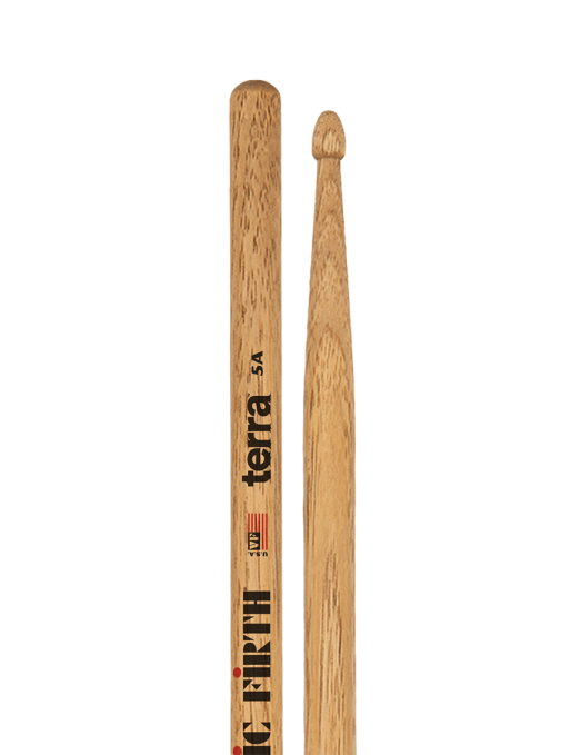 VIC FIRTH® 5AT American Classic® Terra Baquetas Punta Madera