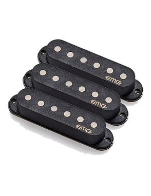 MG® CROSSROADS SET Cápsulas Guitarra Eléctrica Retro Active 6 Cuerdas Single Coil Strat® Set x 3 Kit Montaje