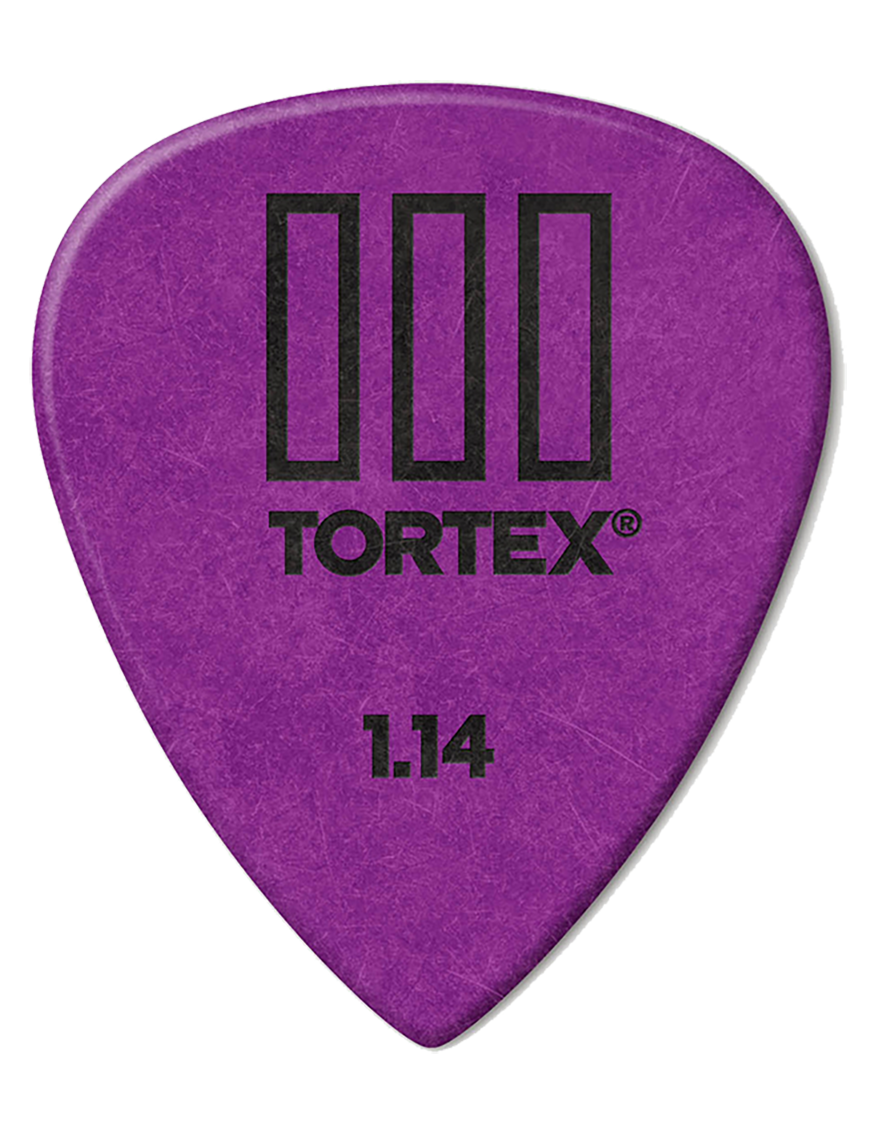 Dunlop® 462 Uñetas Tortex® TIII Calibre: 1.14mm Lila | 12 Unidades