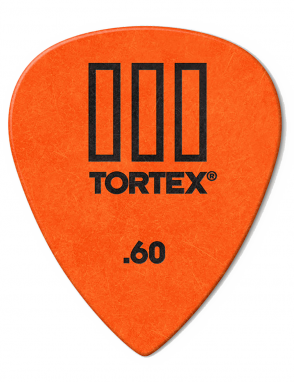 Dunlop® 462 Uñetas Tortex® TIII Calibre: .60mm Naranjo | 12 Unidades