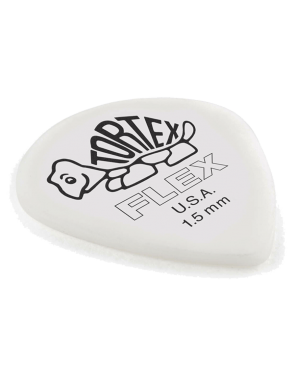 Dunlop® 466 Uñetas Tortex® Flex™ JAZZ III XL Calibre: 1.50mm Blanco | 12 Unidades