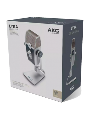 AKG® LYRA Micrófono Condensador USB Multi-Patrón 24 bits/192 kHz