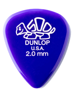 Dunlop® 41 Uñetas Delrin 500 Tortex® Calibre: 2.0mm Azul | 72 Unidades
