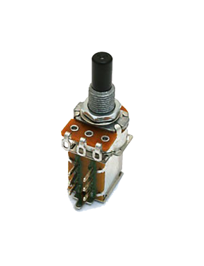 Fender® 500K Genuine Parts Potenciómetro Bajo Jazz Bass® Shaft Push Pull