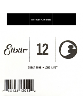 Elixir® 13012 Cuerda Guitarra Suelta .012 Plain Steel