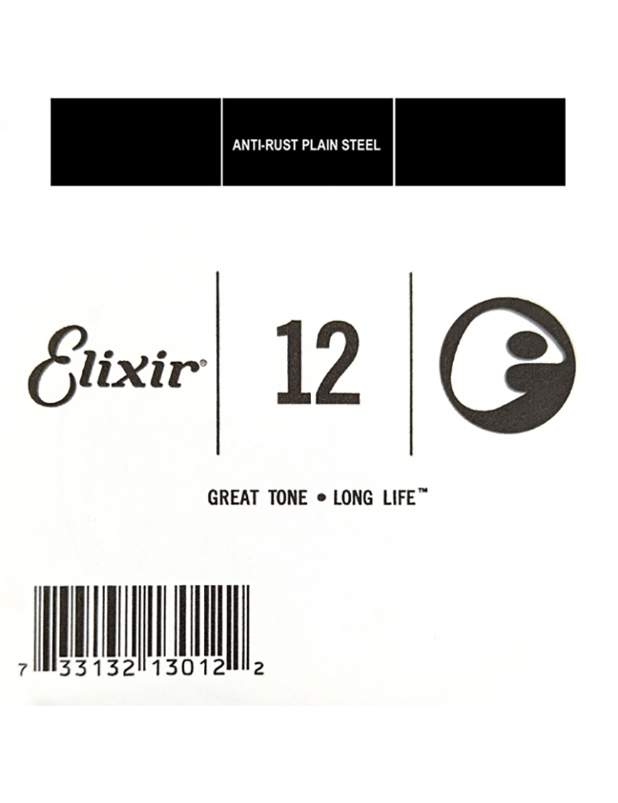 Elixir® 13012 Cuerda Guitarra Suelta .012 Plain Steel