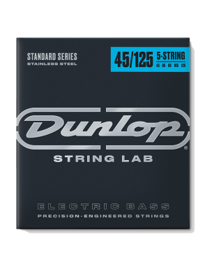 Dunlop® DBS-45-125 Cuerdas Bajo Eléctrico 5 Cuerdas Stainless Steel