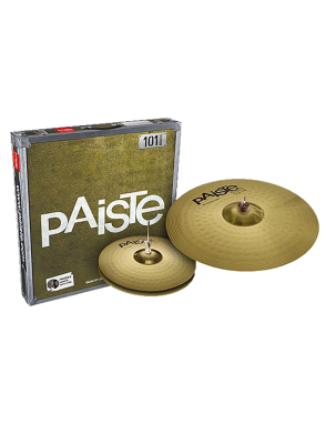 Paiste® Platillos Set 101 Brass Essential Set: Hi-Hat 14" Crash 18"