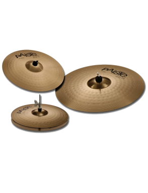 Paiste® Platillos 201 Bronze Set Universal: Hi-Hat 14" Crash 16" Ride 20"