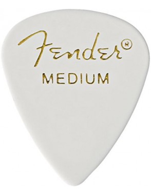 Fender® Uñetas Celuloide 351 Classic White Calibre: Medium Pack: 144 Unidades