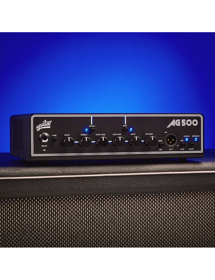 Aguilar® AG500V2 Amplificador Bajo Cabezal 500W USB IR