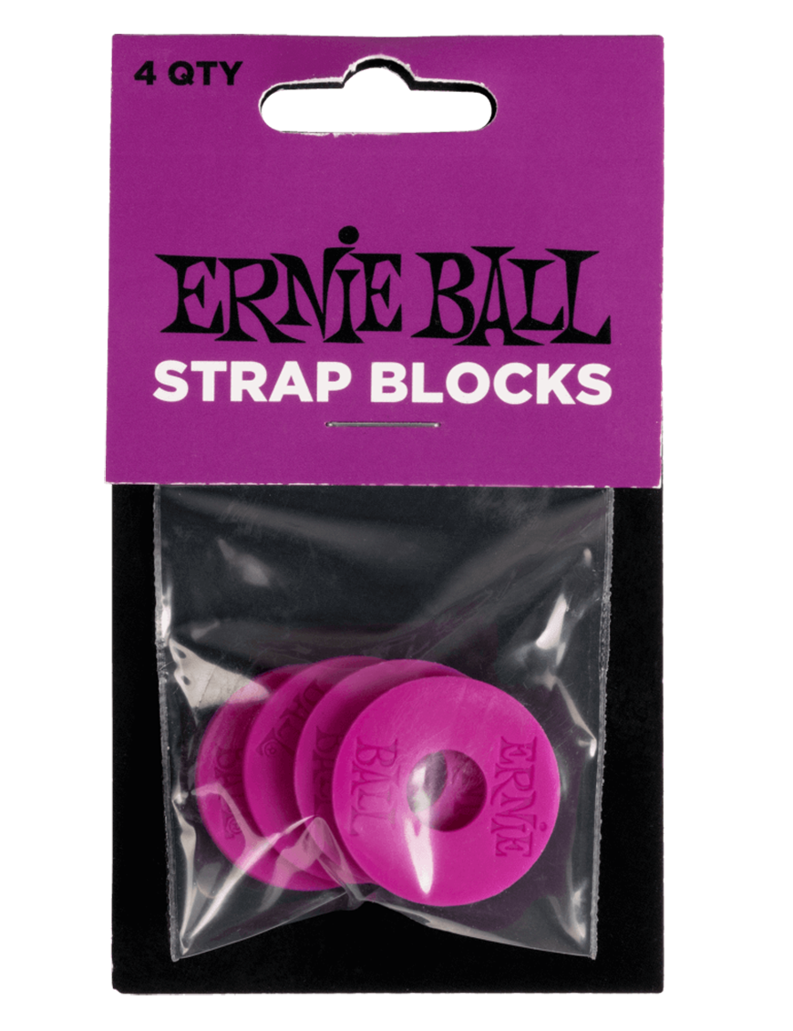 ERNIE BALL® 5618 Bloqueo de Correa Púrpura Set: 4 Unidades