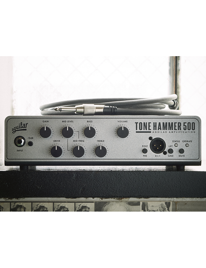 Aguilar® Tone Hammer® 500V2 Amplificador Bajo Cabezal 500W USB IR