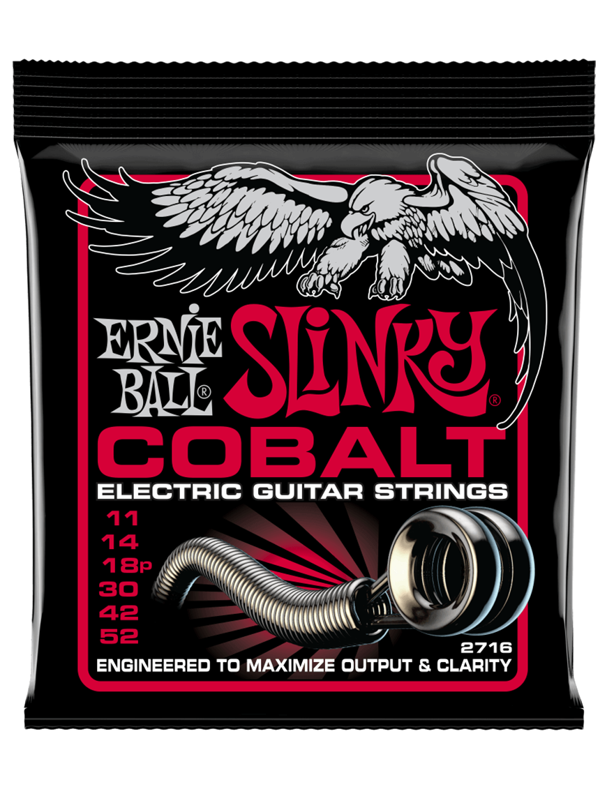 Ernie Ball® 2716 11-52 Cobalt Slinky® Cuerdas Guitarra Eléctrica