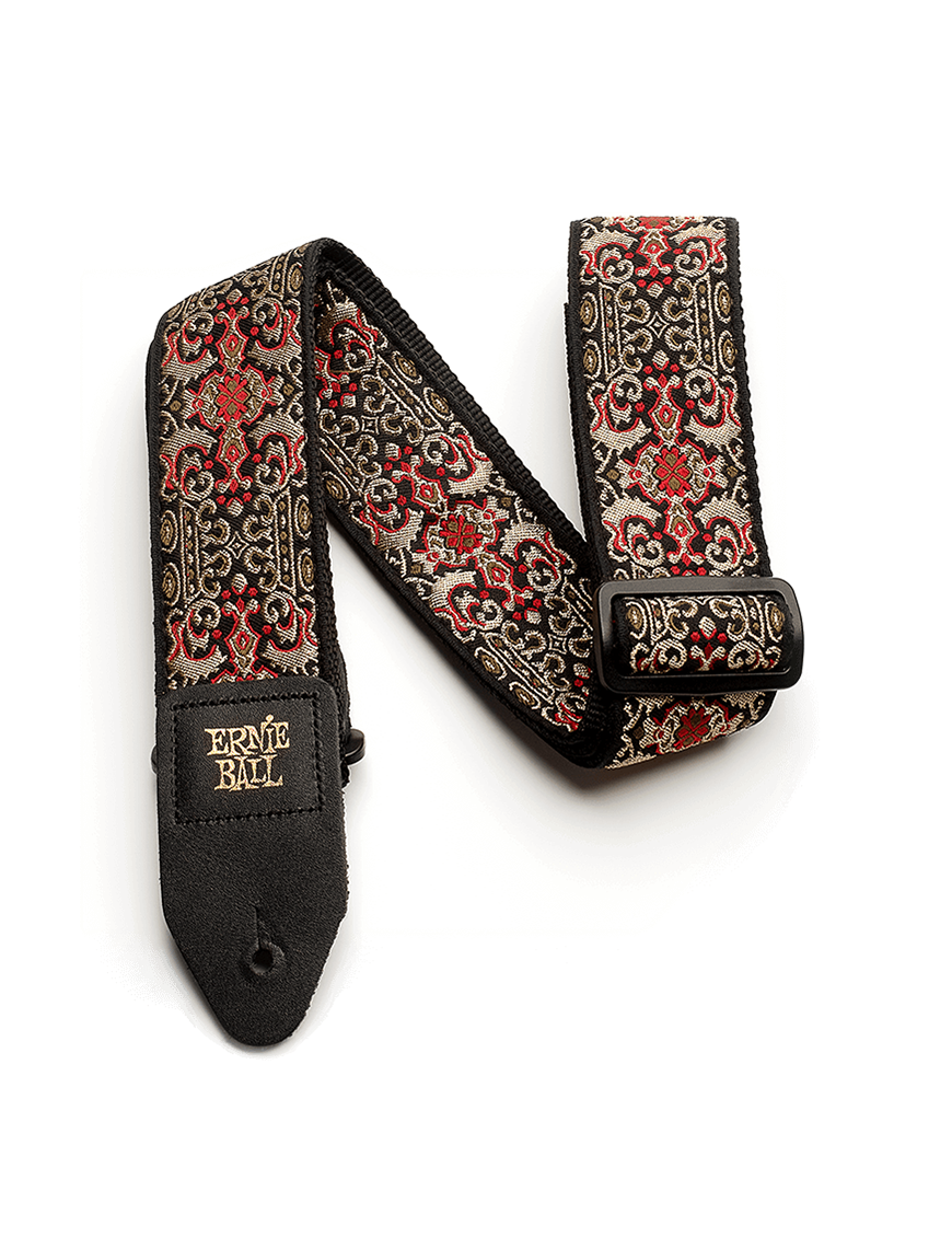 ERNIE BALL® 4167 Correas Guitarras Classic Jacquard 5cm | Persian Gold