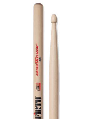 VIC FIRTH® 5B American Classic® Baqueta Punta Madera