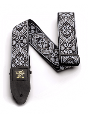 ERNIE BALL® 4166 Correas Guitarras Classic Jacquard 5cm | Tribal Silver