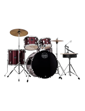 MAPEX® PDG5254TC Set Batería Prodigy Kit: 5 piezas + Platillos | Dark Burgundy