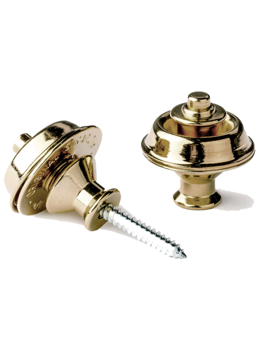Dunlop® SLS1032BR Seguro Correa Straplok® Dual Design Brass