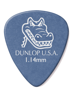 Dunlop® 417 Uñetas Gator Grip® Calibre: 1.14mm Azul | 12 Unidades