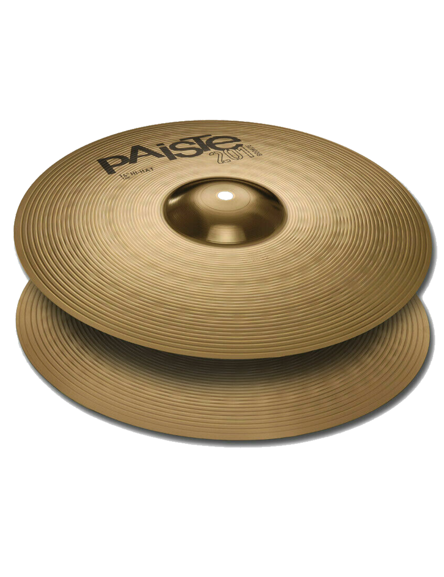 Paiste® 201 Bronze Essential Set Platillos Hi-Hat 14" Crash Ride 18"