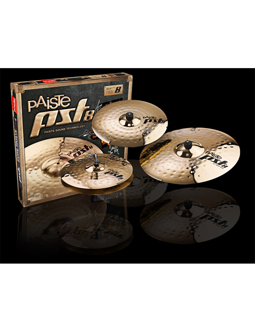 Paiste® PST8 Universal Set Platillos Medium: Hi-Hat 14" Crash 16" Ride 20"