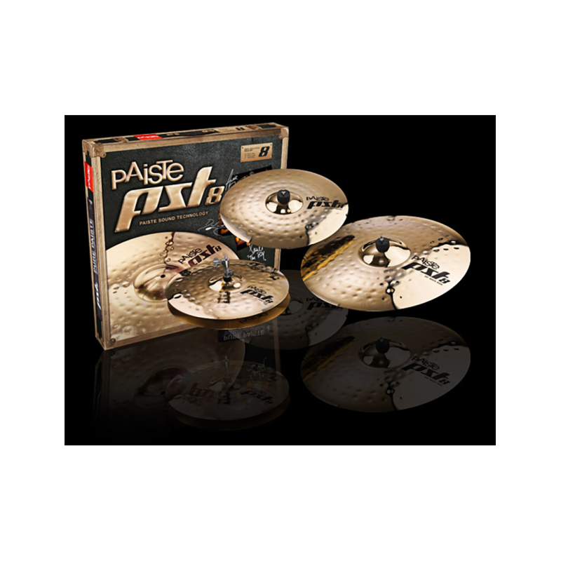 Paiste® PST8 Universal Set Platillos Medium: Hi-Hat 14" Crash 16" Ride 20"