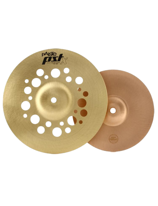 Paiste® PSTX Platillos Splash 10" Efectos Stack Superior 10" Inferior 8" Set: Par