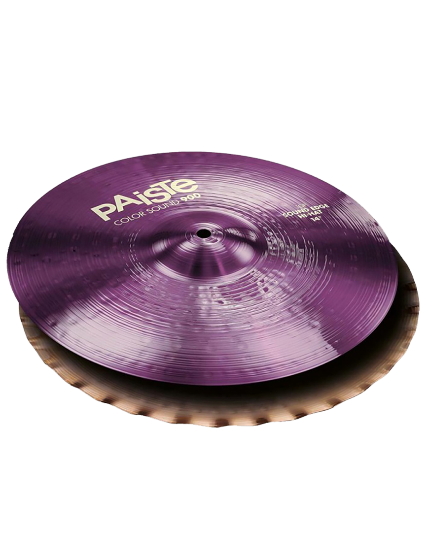 Paiste® Color Sound 900 Platillos Hi-Hat 14" Sound Edge Purple Set: Par