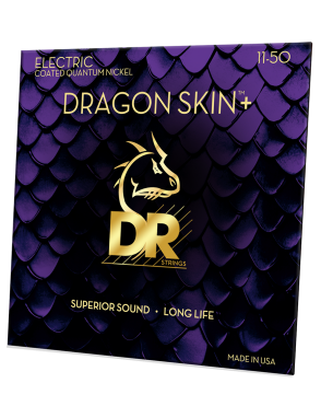 DR DRAGON SKIN+™ 11-52 Cuerdas Guitarra Eléctrica Quantum Nickel Recubiertas