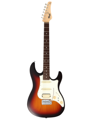 FGN® EOS2 AL-R Guitarra Eléctrica ODYSSEY Expert tipo Stratocaster® Case | Vintage Sunburst