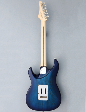 FGN® ODYSSEY Expert EOS2 ASH-M Guitarra Eléctrica tipo Stratocaster® Case | Blue Burst