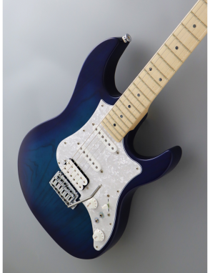 FGN® ODYSSEY Expert EOS2 ASH-M Guitarra Eléctrica tipo Stratocaster® Case | Blue Burst