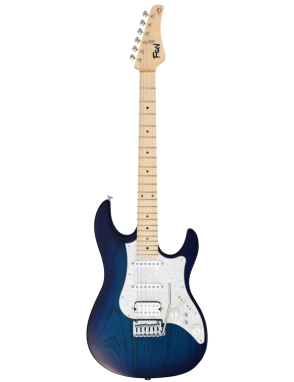 FGN® ODYSSEY Expert EOS2 ASH-M Guitarra Eléctrica tipo Stratocaster® Case | Blue Burst