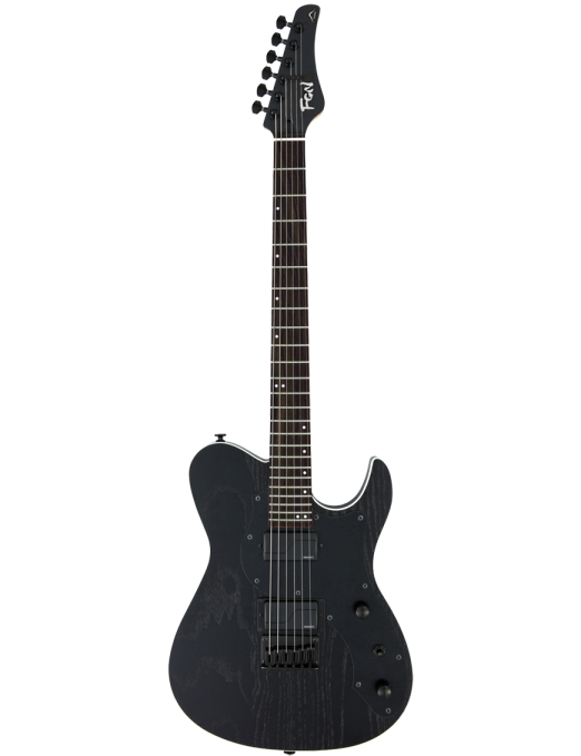 FGN® ILIAD J-Standard JIL3 ASH-DE-R Guitarra Eléctrica tipo Telecaster® Style Funda | Open Pore Black