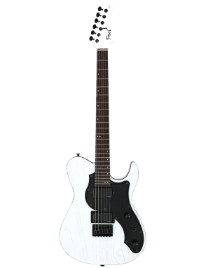 FGN® ILIAD J-Standard JIL3 ASH-DE-644-R Guitarra Eléctrica tipo Telecaster® Style Funda | Open Pore White
