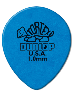 Dunlop® 413 Uñetas Tortex® TearDrop Calibre: 1.00mm Azul | 72 Unidades